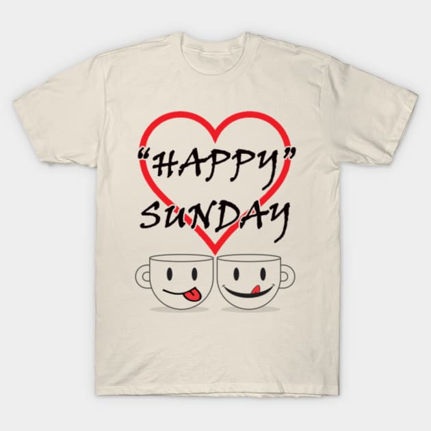 HAPPY SUNDAY T-Shirt by SilverTee